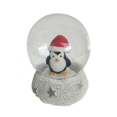 Poly-resin water globe custom souvenir snow globe